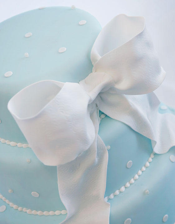 Tiffany Bow Wedding Cake